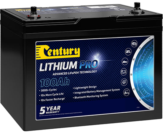 Century LiFePO4 Lithium Battery 100ah