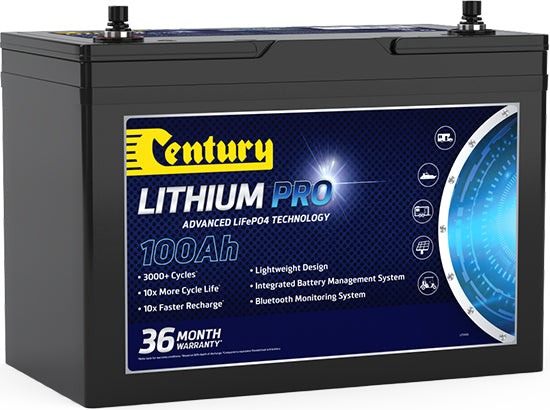 Century C12-100XSLi Lithium Deep Cycle Battery